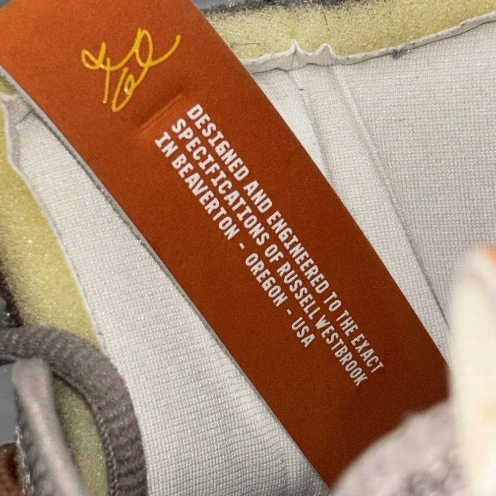 Jordan Why Not Zer0.6‎ "Honor The Gift" Men's Shoes Size 13 DX1692-001 Taupe - Picture 9 of 13